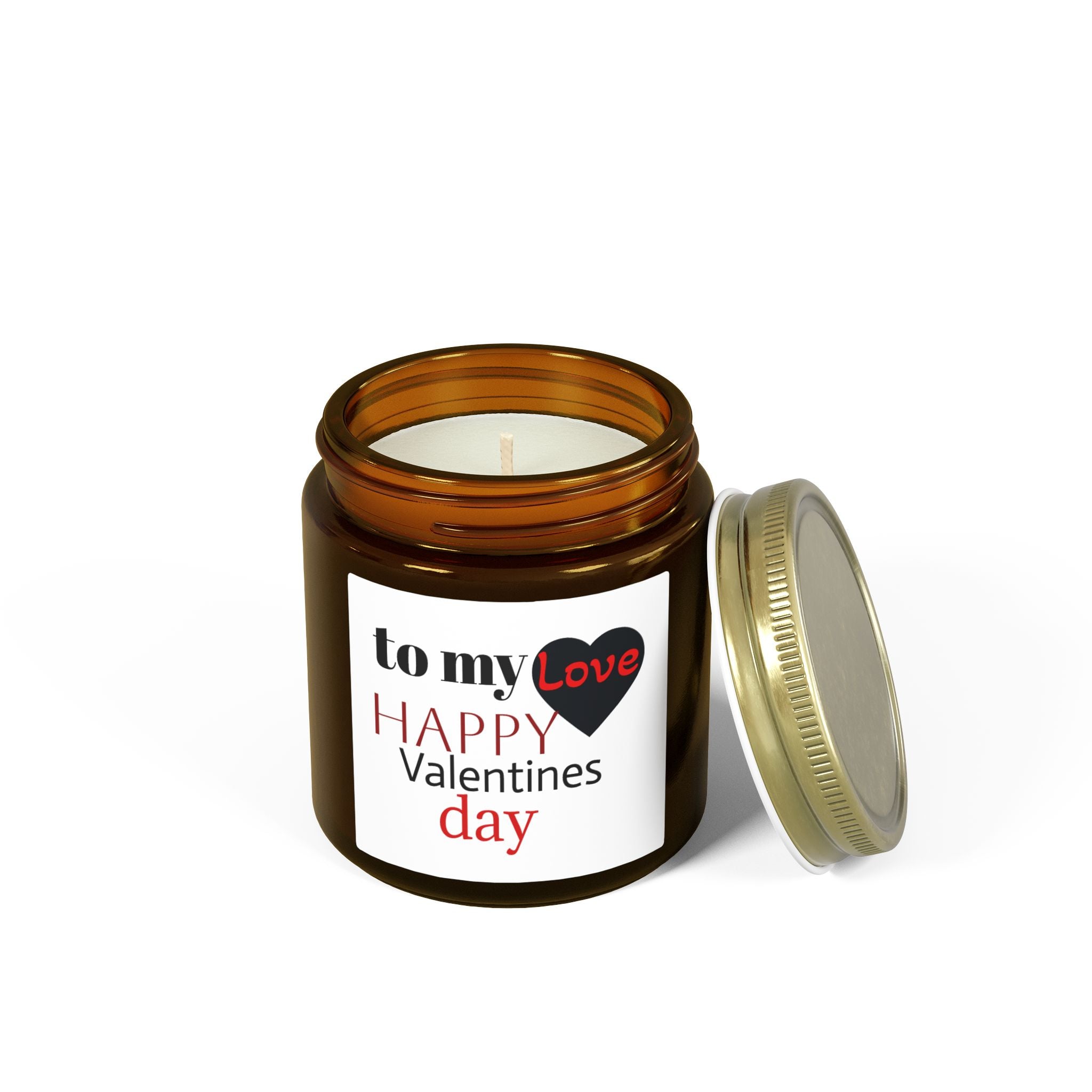 Valentine Candle — Coconut Apricot Scented Candle (To My Love: Happy Valentines Day)