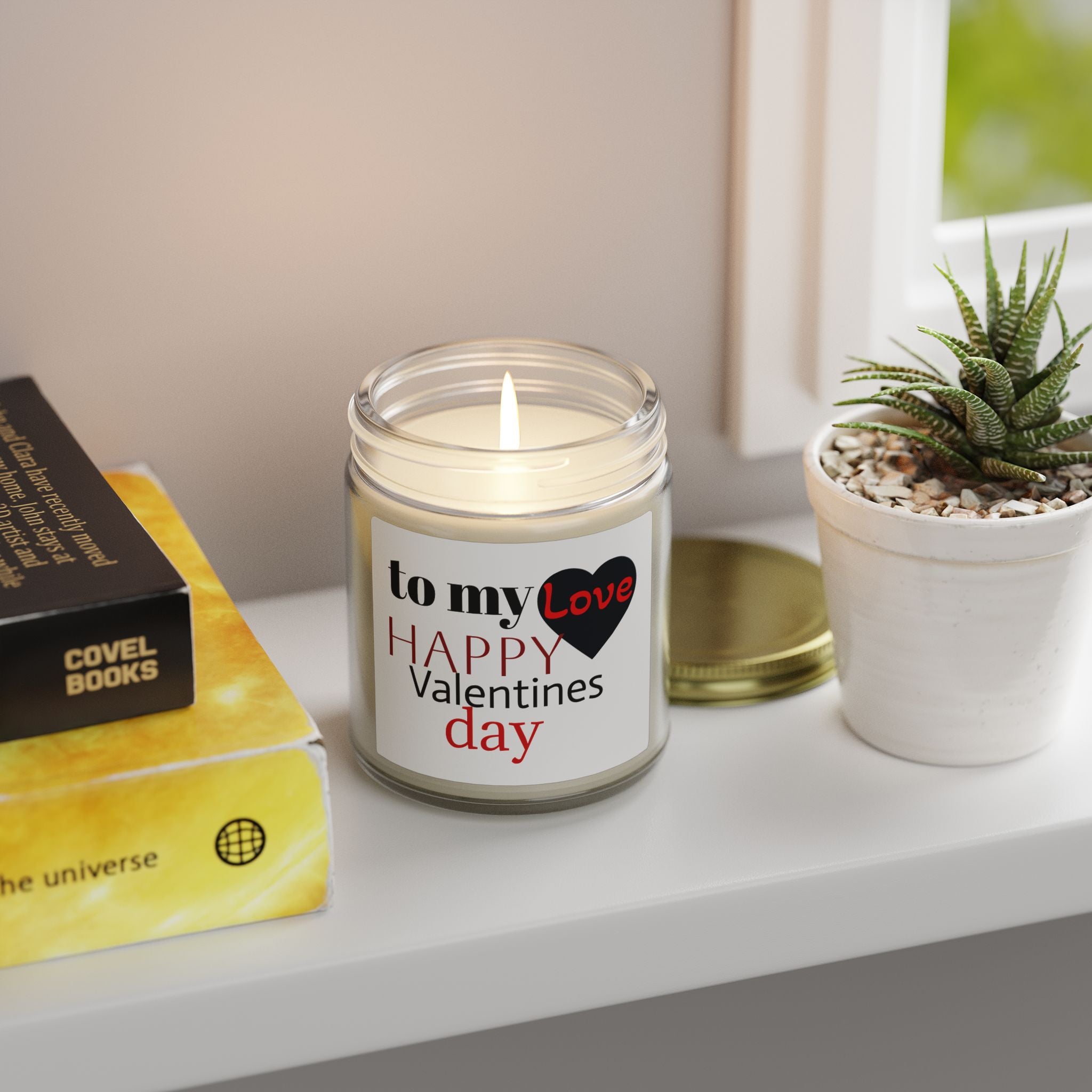 Valentine Candle — Coconut Apricot Scented Candle (To My Love: Happy Valentines Day)