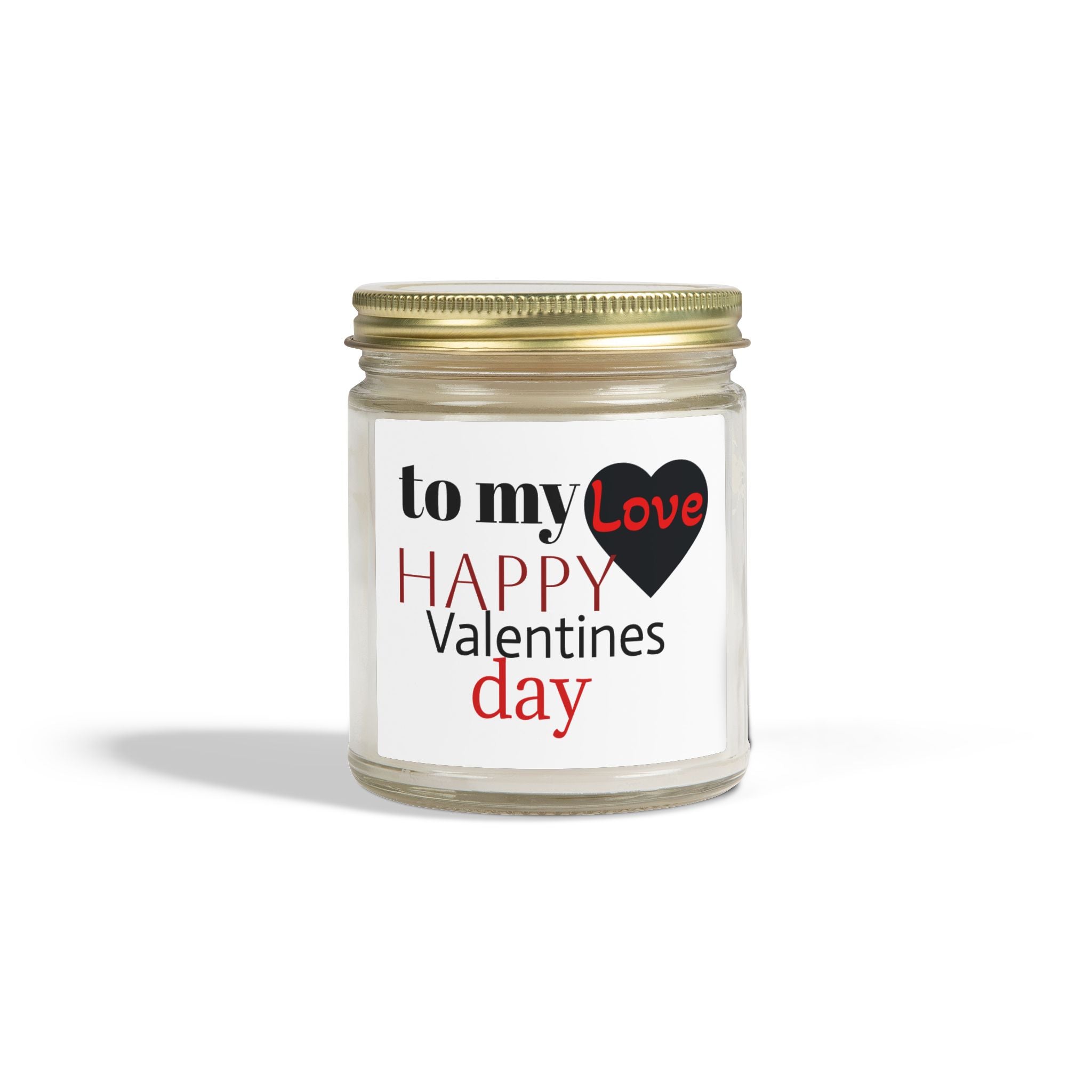 Valentine Candle — Coconut Apricot Scented Candle (To My Love: Happy Valentines Day)