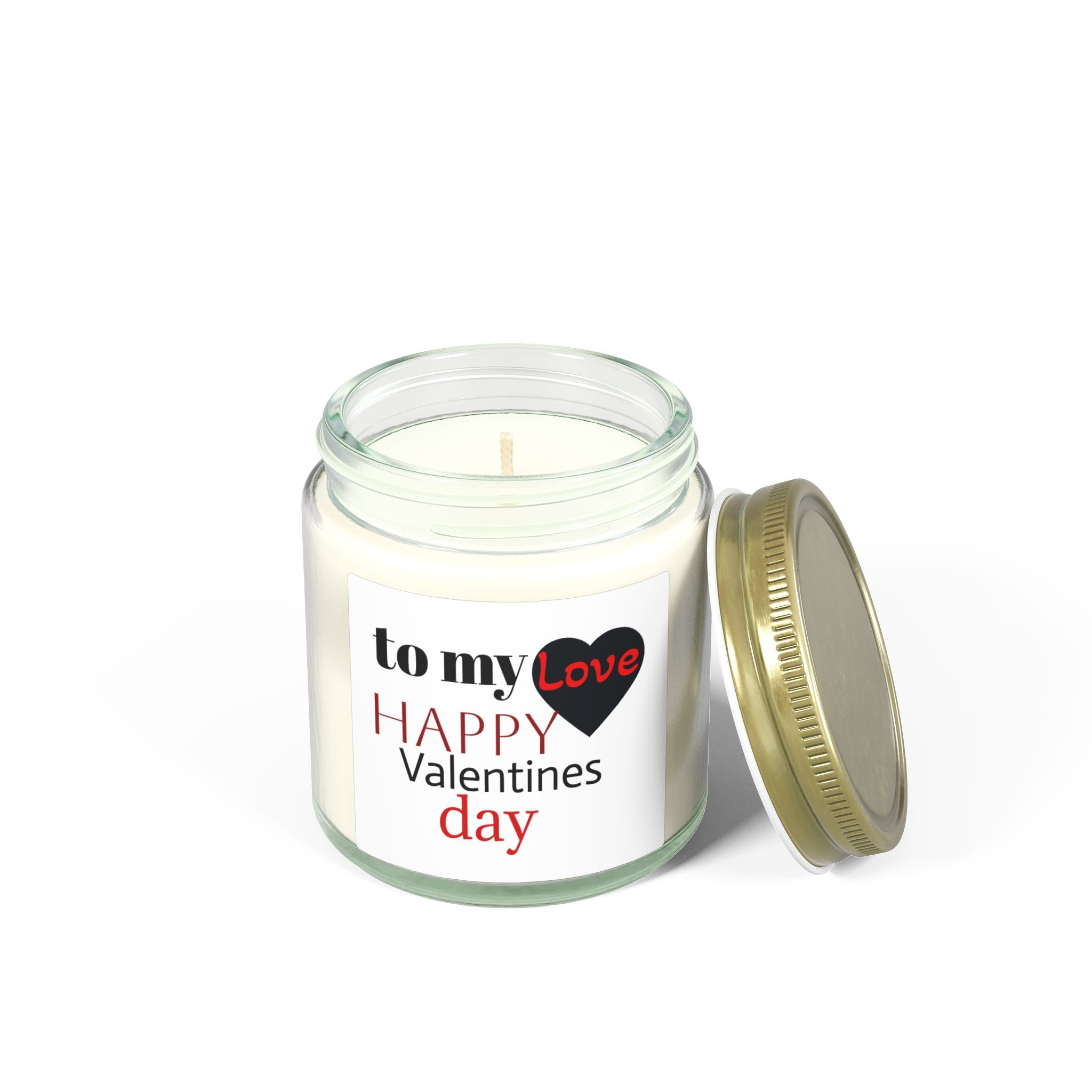 Valentine Candle — Coconut Apricot Scented Candle (To My Love: Happy Valentines Day)