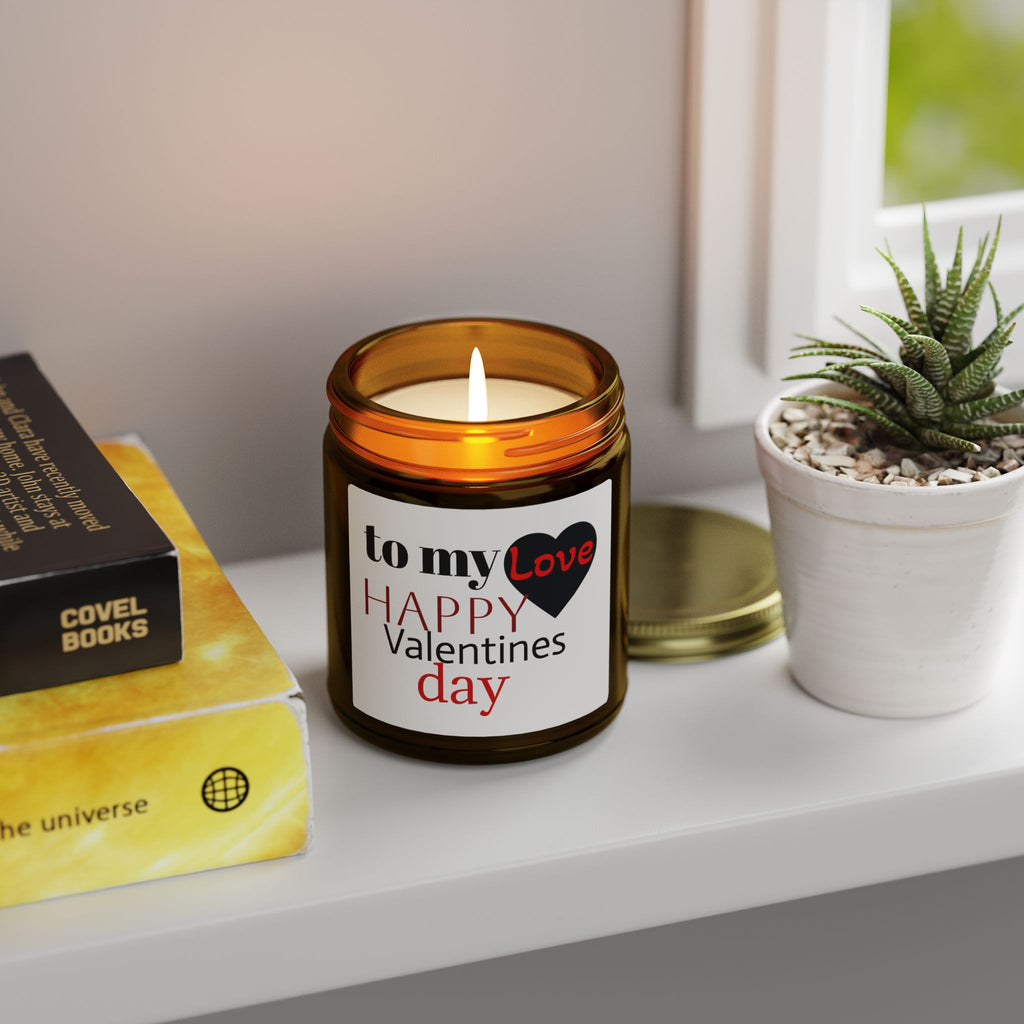 Valentine Candle — Coconut Apricot Scented Candle (To My Love: Happy Valentines Day)