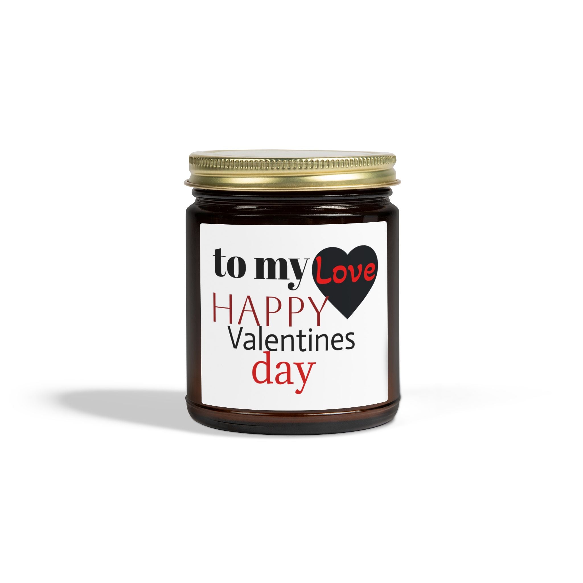 Valentine Candle — Coconut Apricot Scented Candle (To My Love: Happy Valentines Day)