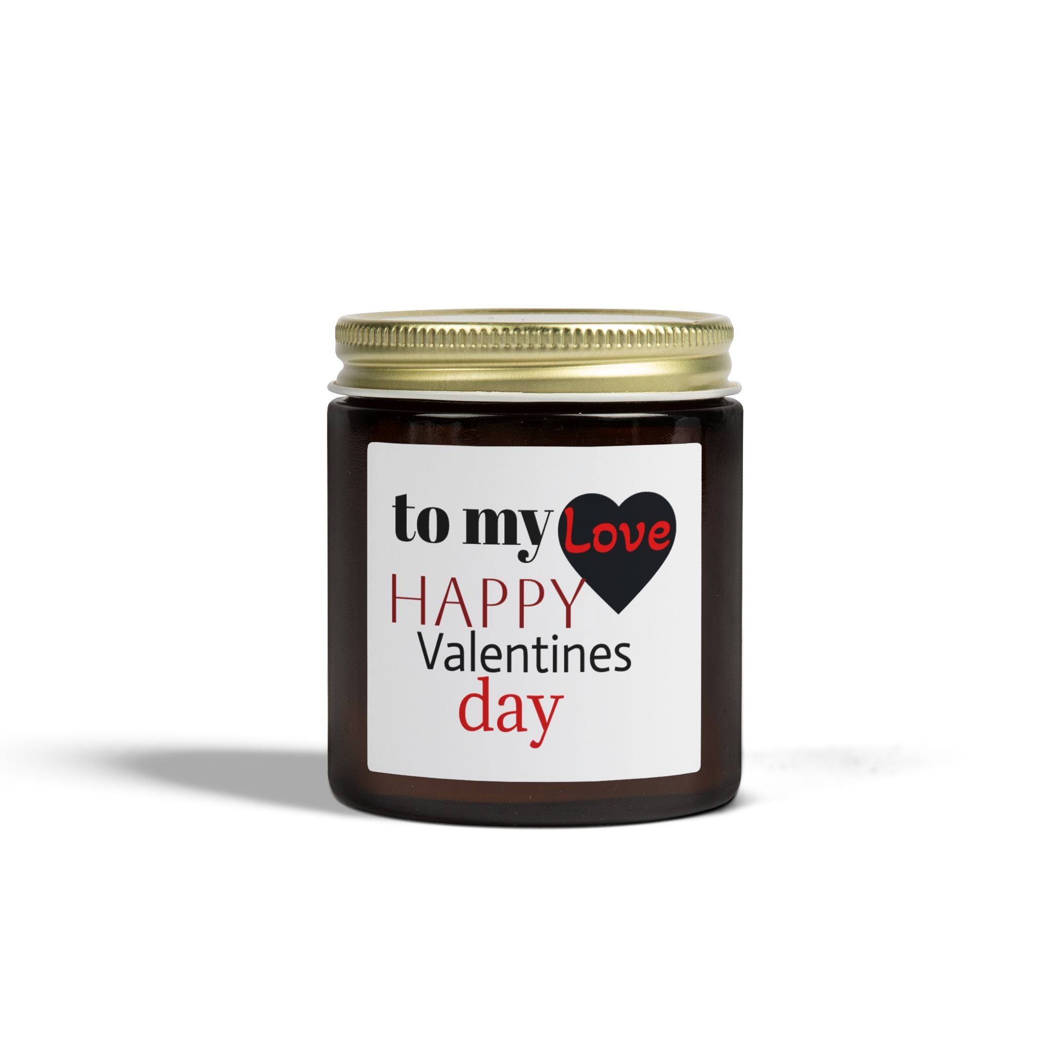 Valentine Candle — Coconut Apricot Scented Candle (To My Love: Happy Valentines Day)