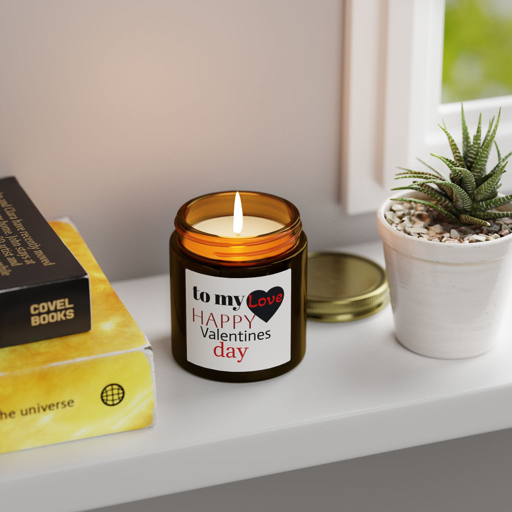 Valentine Candle — Coconut Apricot Scented Candle (To My Love: Happy Valentines Day)