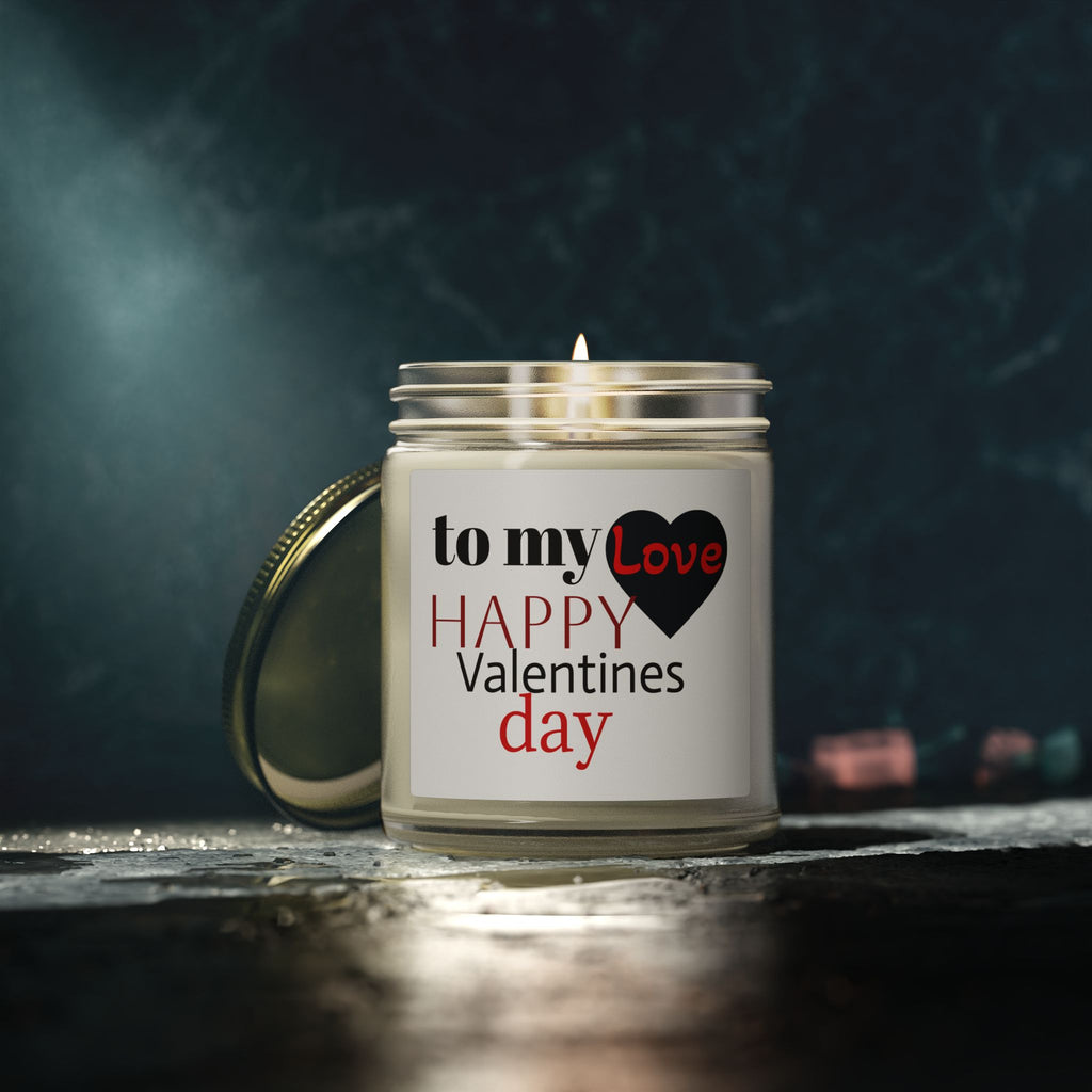 Valentine Candle — Coconut Apricot Scented Candle (To My Love: Happy Valentines Day)