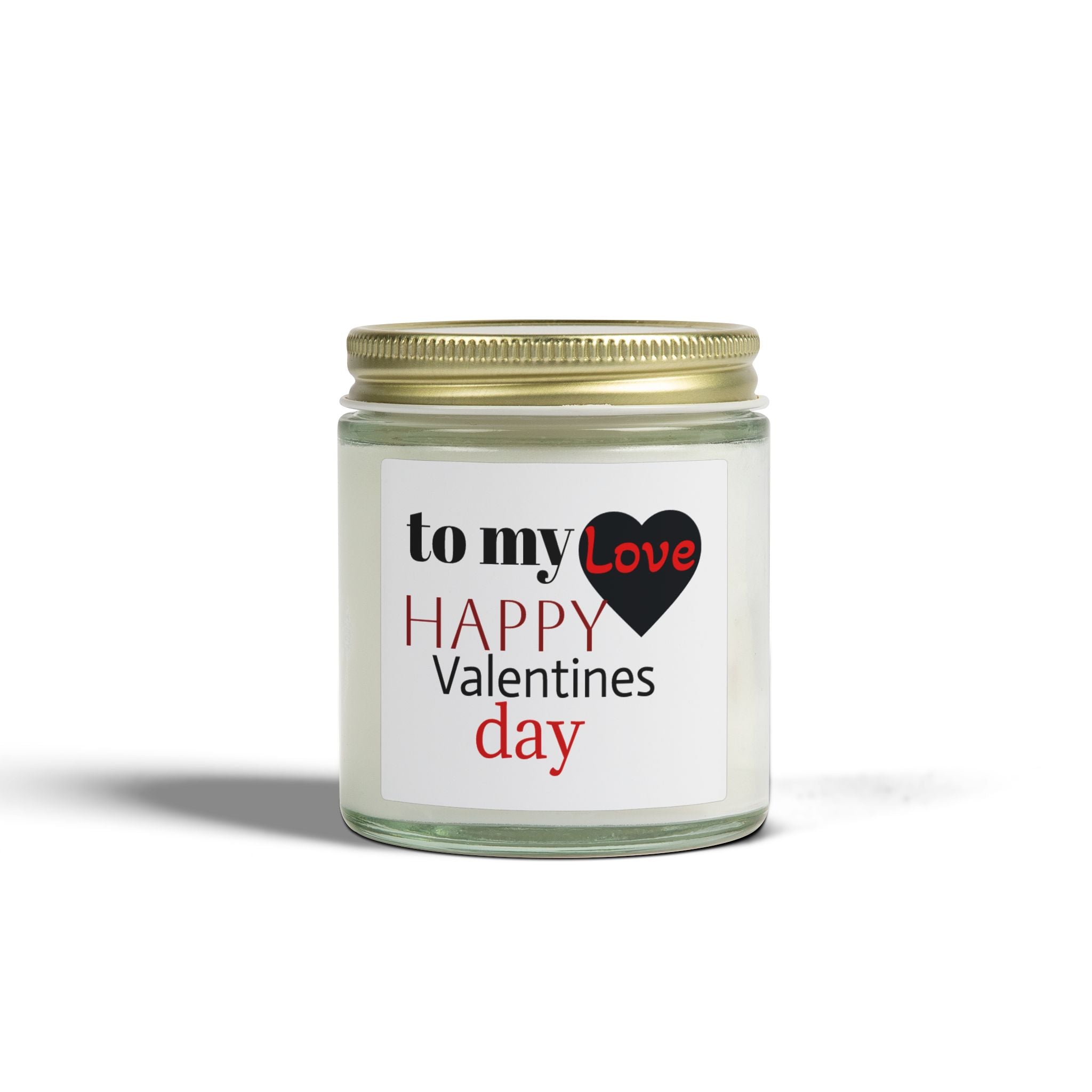 Valentine Candle — Coconut Apricot Scented Candle (To My Love: Happy Valentines Day)