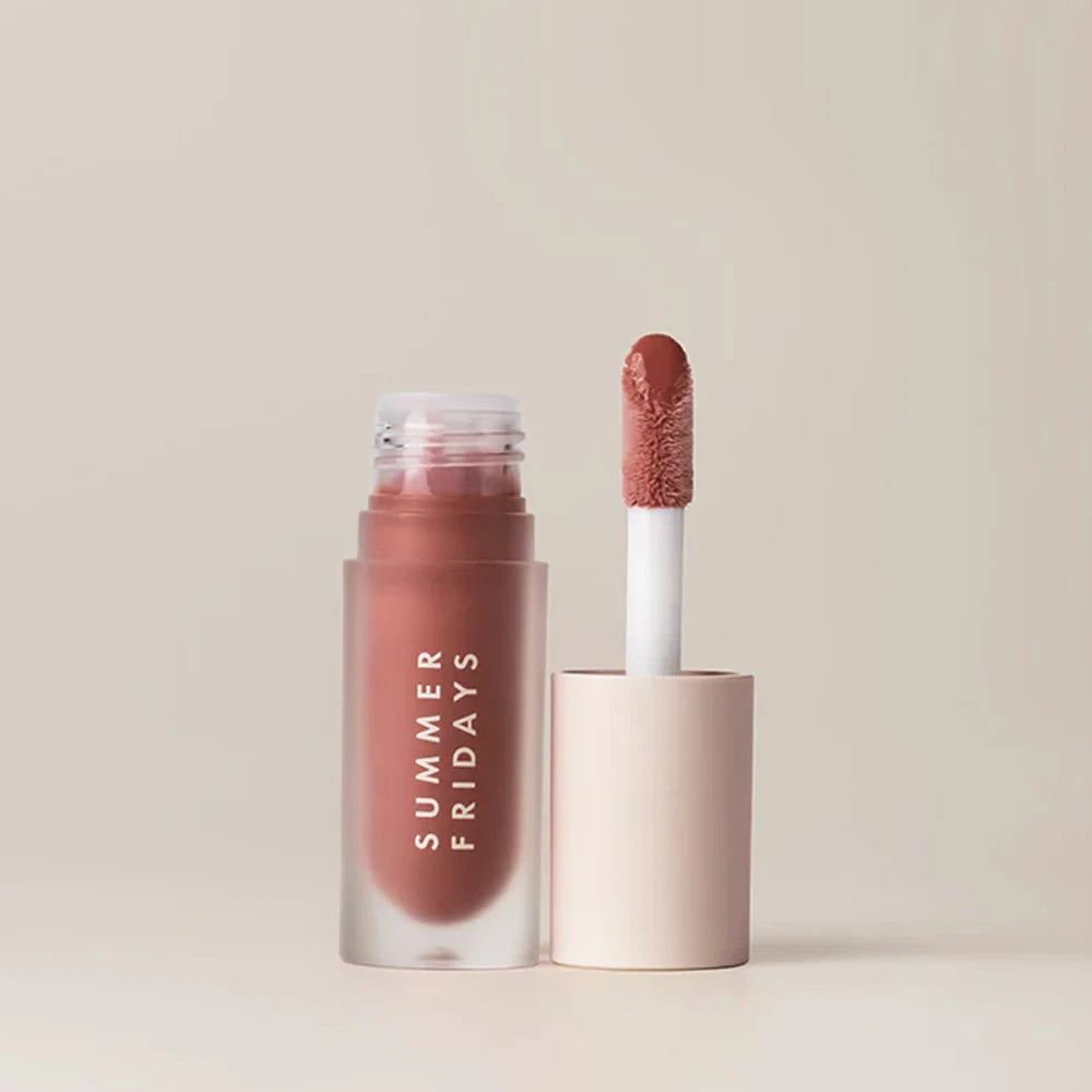 Summer Fridays Lip Balm Moisturizing Mirror Lip Gloss Lip Vanilla Pink Sugar Pink Guava Smell Lipstick Transparent Oil Makeup