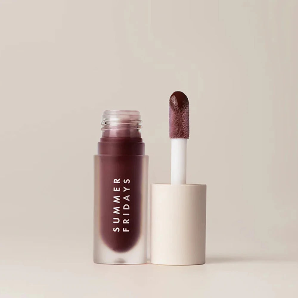 Summer Fridays Lip Balm Moisturizing Mirror Lip Gloss Lip Vanilla Pink Sugar Pink Guava Smell Lipstick Transparent Oil Makeup